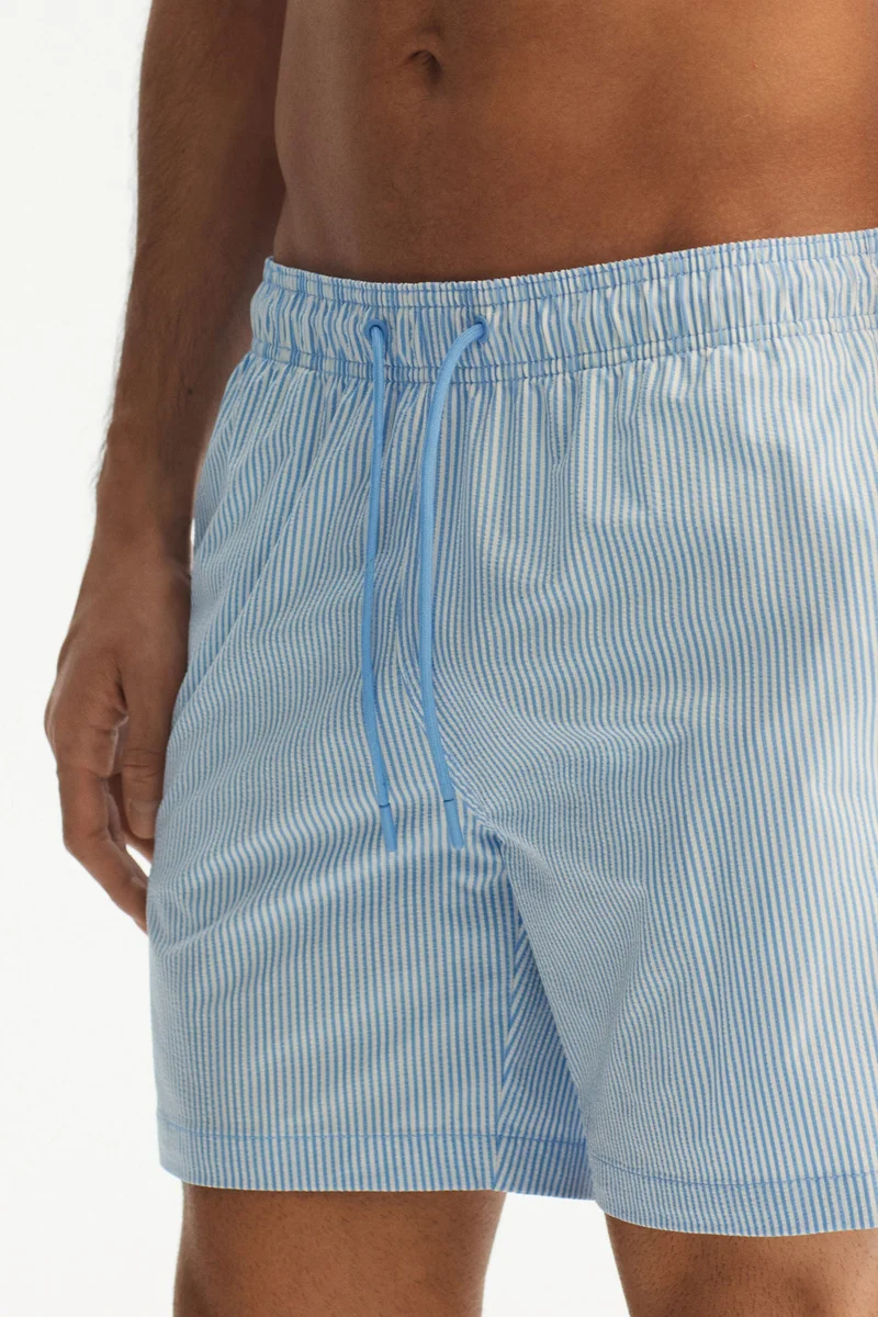 H&M  Seersucker swim shorts for Men | Best Price UAE